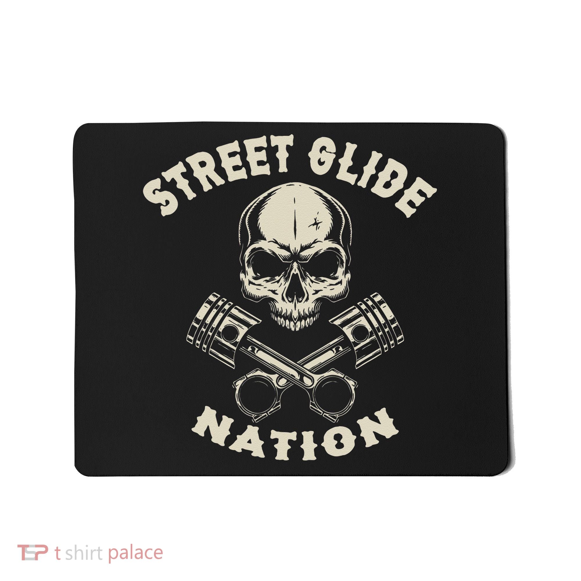 Street Glide Nation Cool Biker Motorcycle Motocycles Mousepad