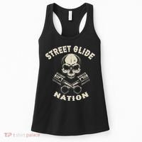 Street Glide Nation Cool Biker Motorcycle Motocycles Women's Tank Top thumb 0