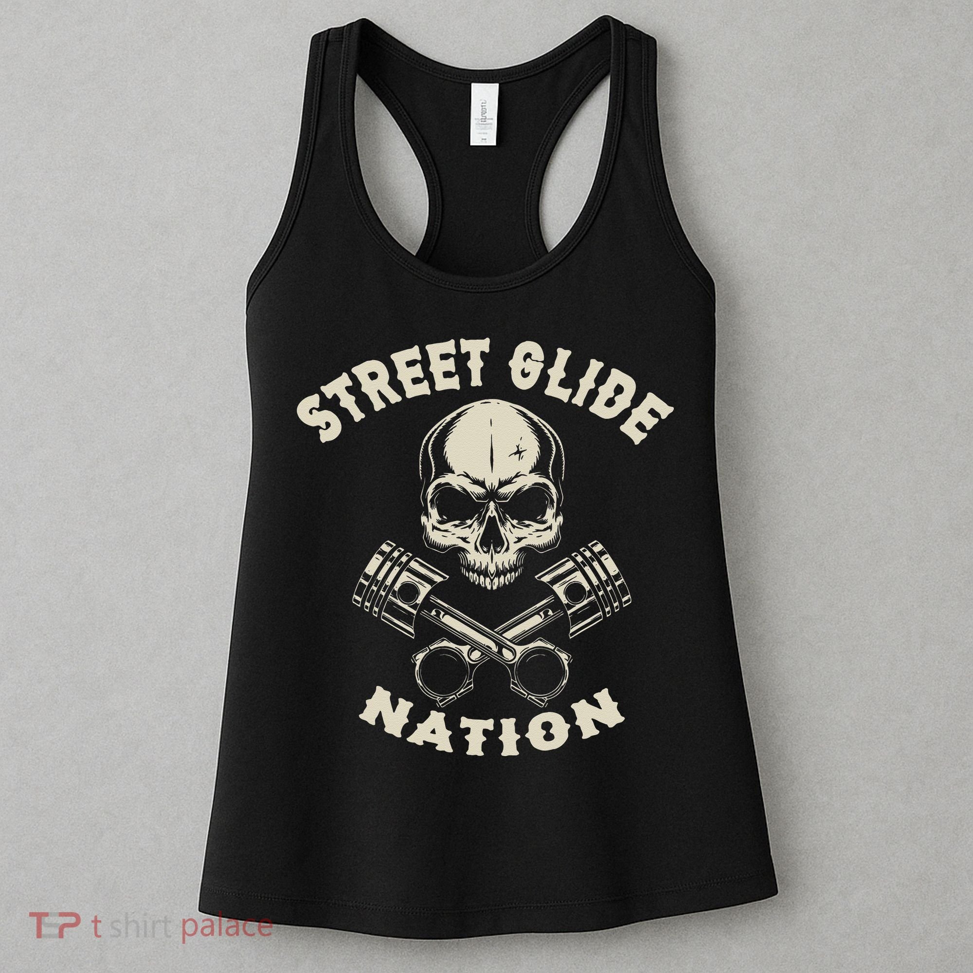 Street Glide Nation Cool Biker Motorcycle Motocycles Women's Tank Top