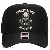 Street Glide Nation Cool Biker Motorcycle Motocycles Hat thumb 0