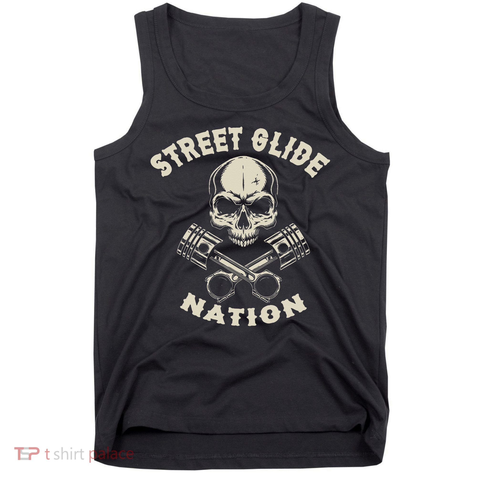 Street Glide Nation Cool Biker Motorcycle Motocycles Tank Top