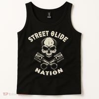 Street Glide Nation Cool Biker Motorcycle Motocycles Tank Top thumb 2