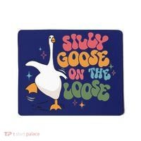 Silly Goose On The Loose retro groovy silly goose club Mousepad thumb 0