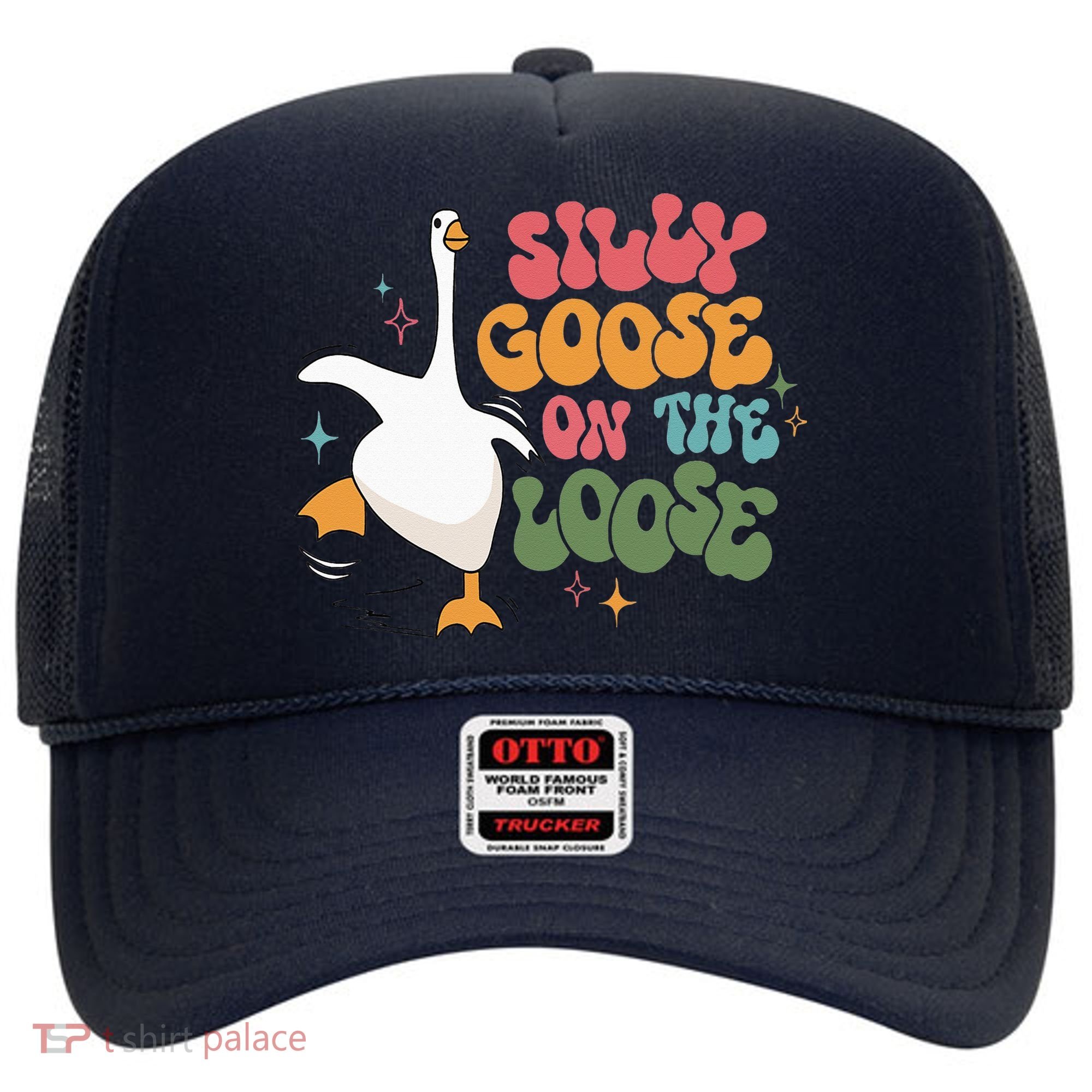 Silly Goose On The Loose retro groovy silly goose club Hat