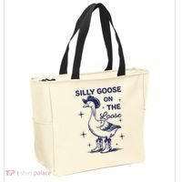 Silly Goose On The Loose Silly Goose Farm Tote Bag thumb 2