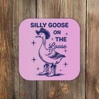Silly Goose On The Loose Silly Goose Farm Coaster thumb 0