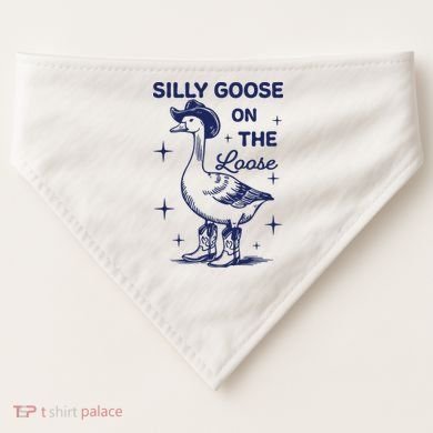 Silly Goose On The Loose Silly Goose Farm USA-Made Doggie Bandana