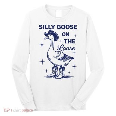 Silly Goose On The Loose Silly Goose Farm Long Sleeve Shirt