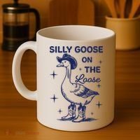 Silly Goose On The Loose Silly Goose Farm Coffee Mug thumb 4
