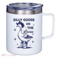Silly Goose On The Loose Silly Goose Farm 12oz Stainless Steel Coffee Mug thumb 0