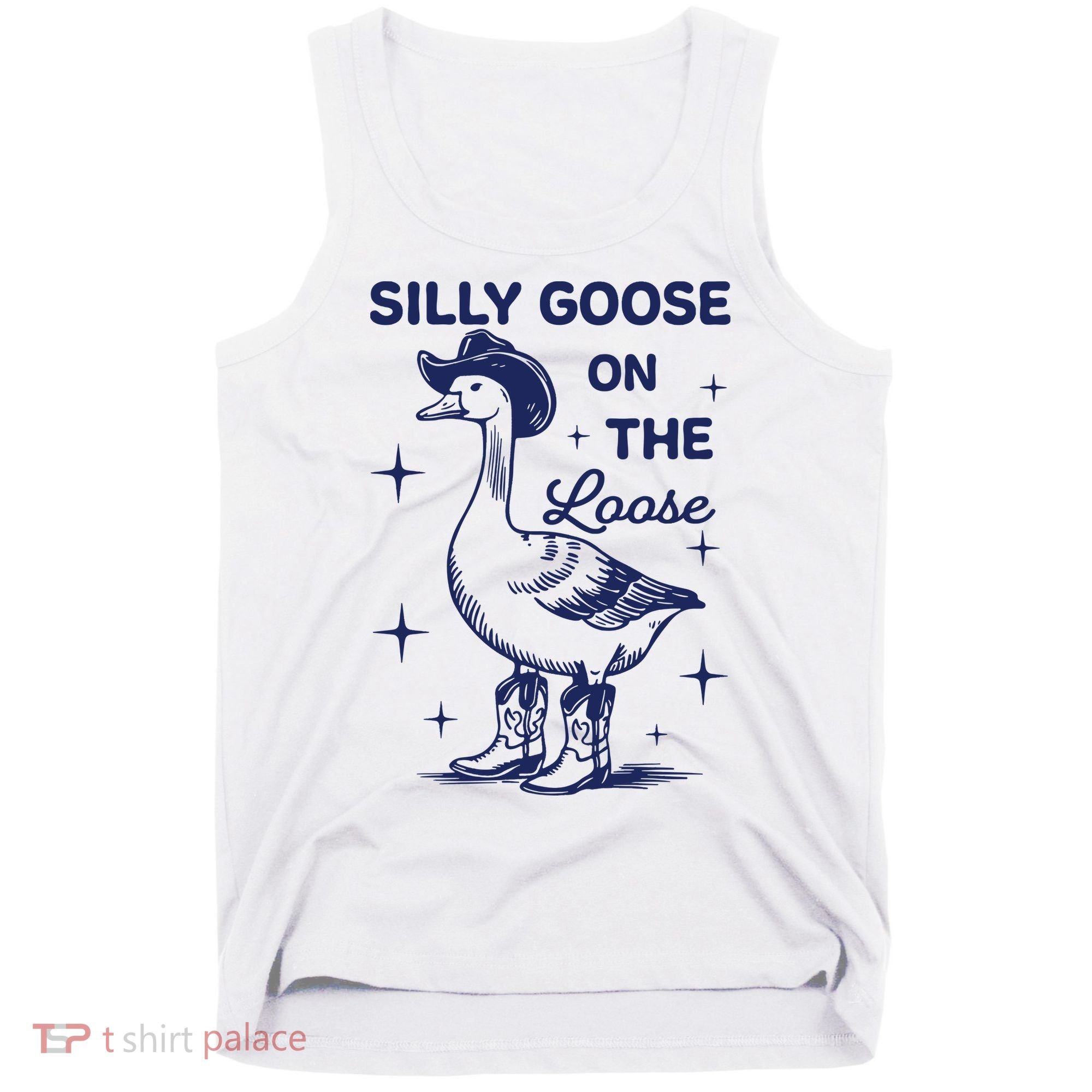 Silly Goose On The Loose Silly Goose Farm Tank Top