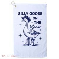 Silly Goose On The Loose Silly Goose Farm Golf Towel thumb 0