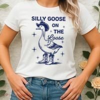 Silly Goose On The Loose Silly Goose Farm Women's T-Shirt thumb 2