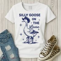 Silly Goose On The Loose Silly Goose Farm Women's T-Shirt thumb 3