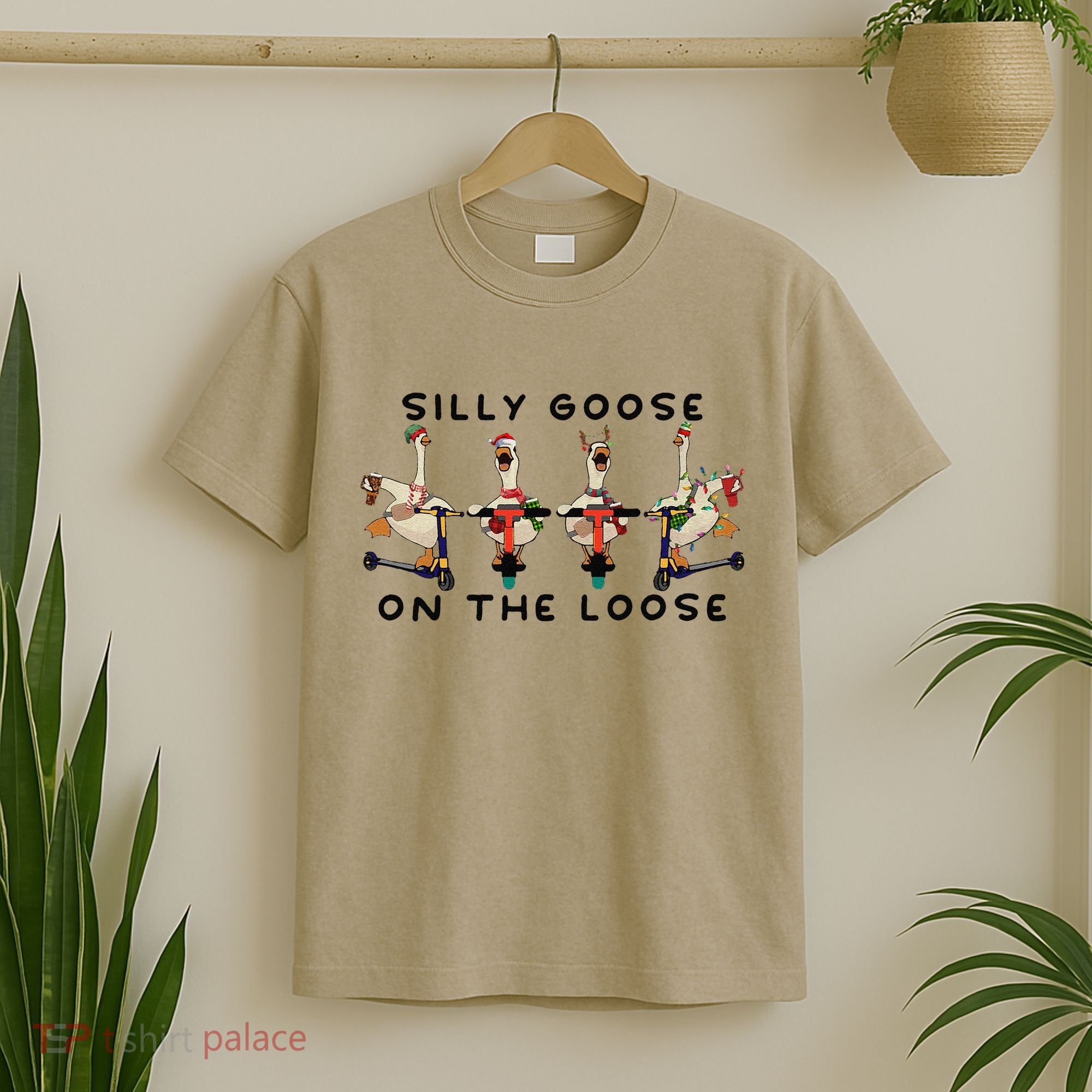 Silly Goose On The Loose Christmas Silly Goose University Funny Goose T-Shirt