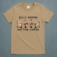 Silly Goose On The Loose Christmas Silly Goose University Funny Goose T-Shirt thumb 5