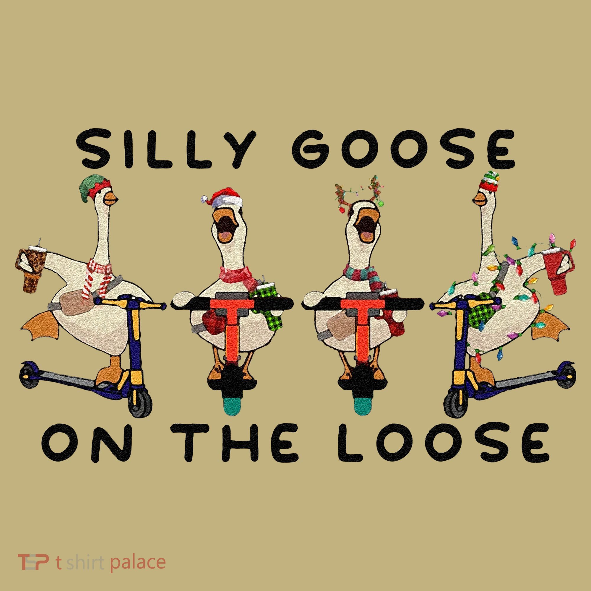 Silly Goose On The Loose Christmas Silly Goose University Funny Goose Polo