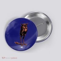 Stolas Goetic Owl Demon Prince Button thumb 0