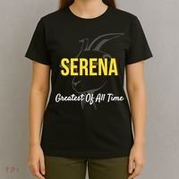 Serena Greatest Of All Time GOAT Serena Williams Professional Tennis Player T-Shirt thumb 4