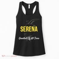 Serena Greatest Of All Time GOAT Serena Williams Professional Tennis Player Women's Tank Top thumb 0