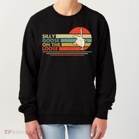 Silly Goose On The Loose Funny Silly Goose Honk University Women's Sweatshirt thumb 0