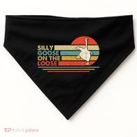 Silly Goose On The Loose Funny Silly Goose Honk University USA-Made Doggie Bandana thumb 0
