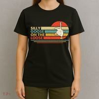 Silly Goose On The Loose Funny Silly Goose Honk University T-Shirt thumb 4