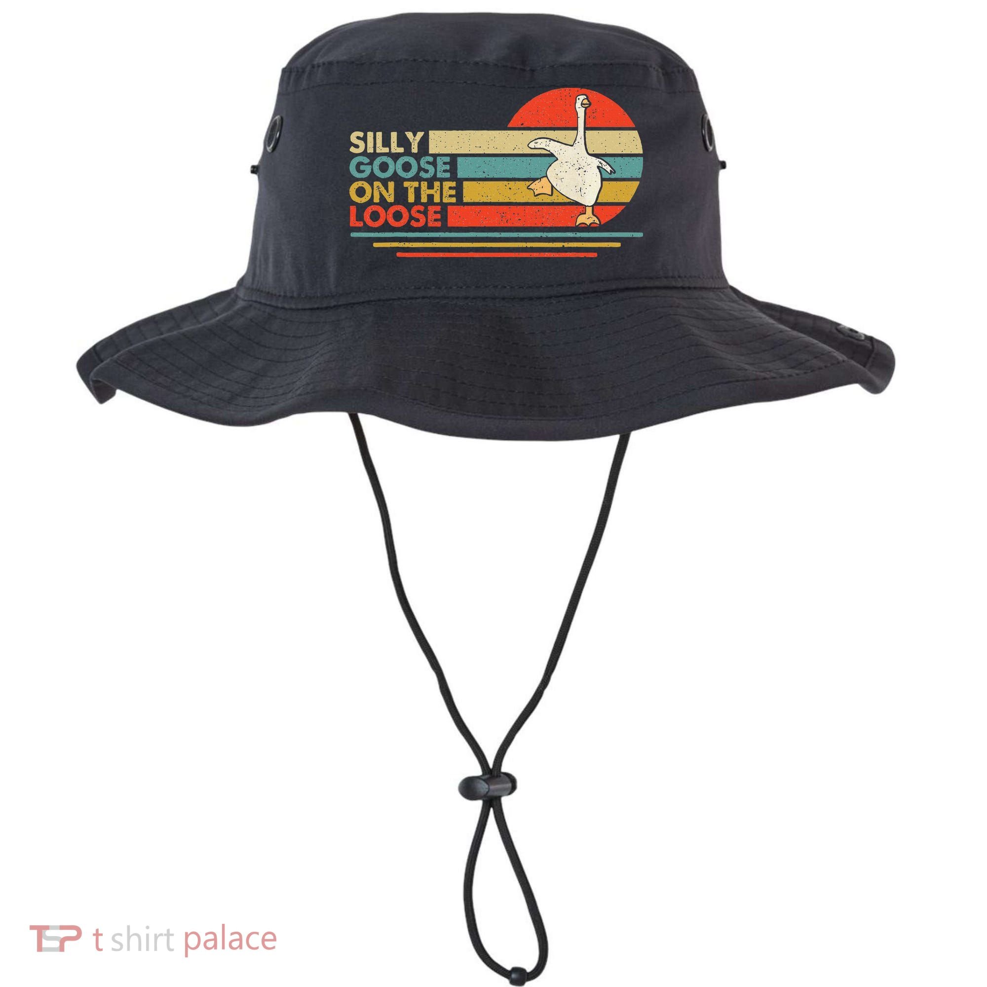 Silly Goose On The Loose Funny Silly Goose Honk University Bucket Hat