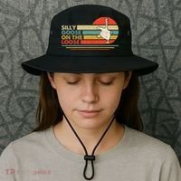 Silly Goose On The Loose Funny Silly Goose Honk University Bucket Hat thumb 3