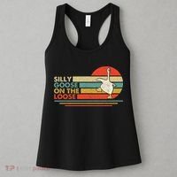 Silly Goose On The Loose Funny Silly Goose Honk University Women's Tank Top thumb 3