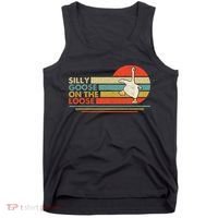 Silly Goose On The Loose Funny Silly Goose Honk University Tank Top thumb 0