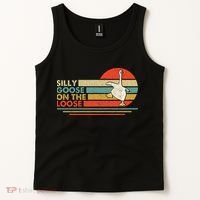 Silly Goose On The Loose Funny Silly Goose Honk University Tank Top thumb 2
