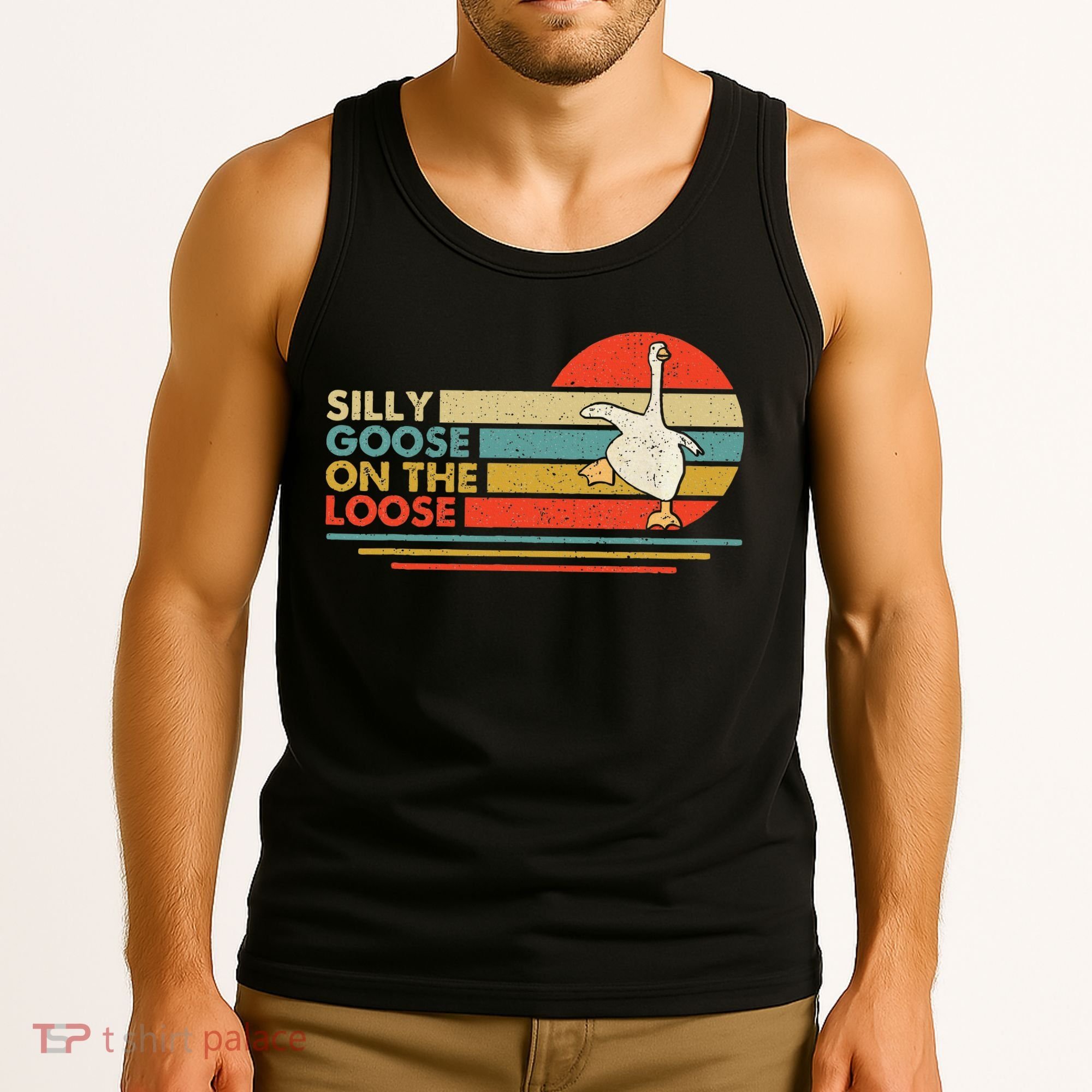 Silly Goose On The Loose Funny Silly Goose Honk University Tank Top