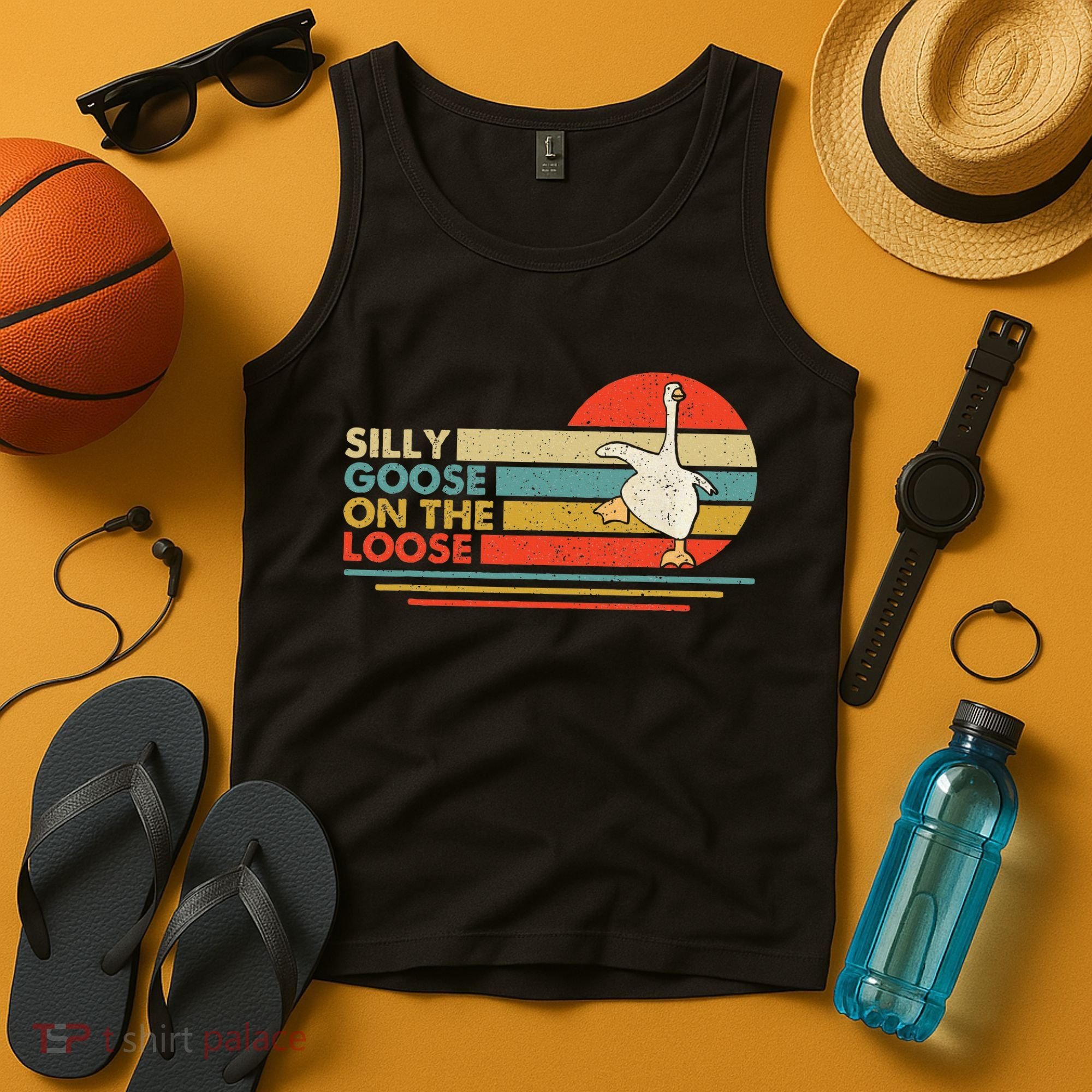 Silly Goose On The Loose Funny Silly Goose Honk University Tank Top