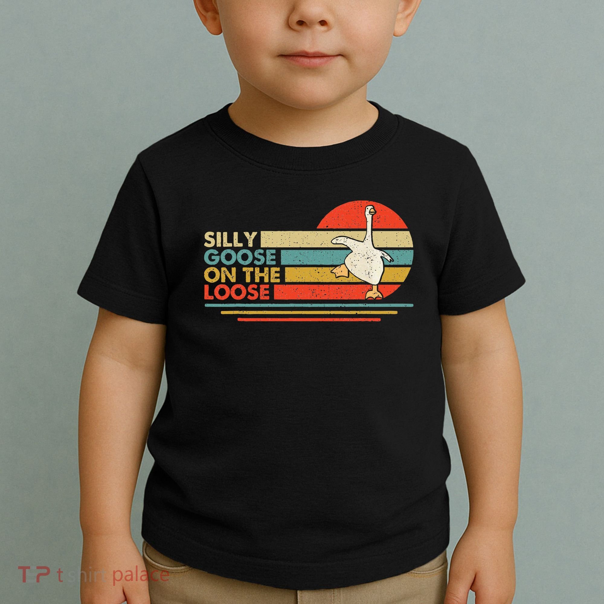 Silly Goose On The Loose Funny Silly Goose Honk University Toddler T-Shirt