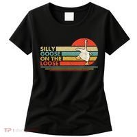 Silly Goose On The Loose Funny Silly Goose Honk University Women's T-Shirt thumb 0