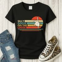 Silly Goose On The Loose Funny Silly Goose Honk University Women's T-Shirt thumb 3