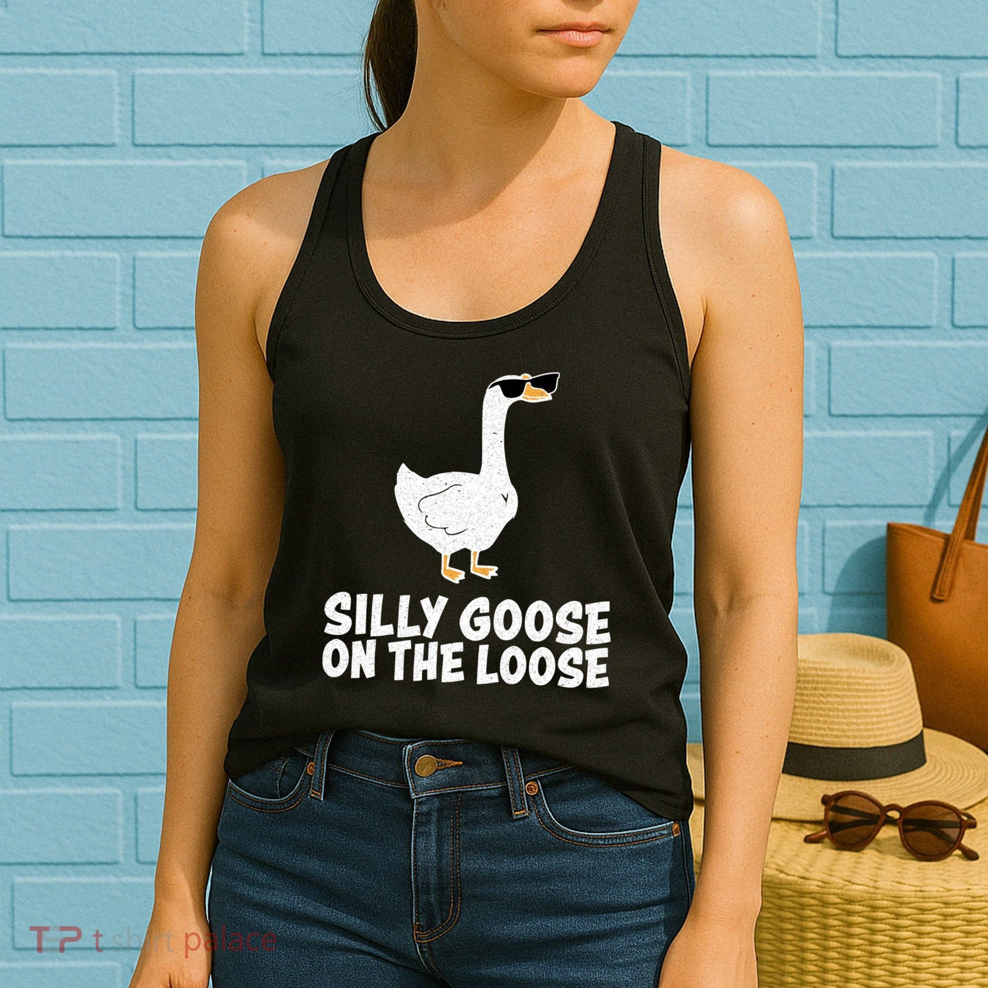 Silly Goose On The Loose Women's Tank Top