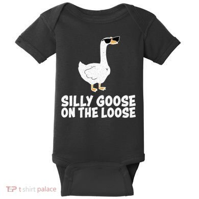 Silly Goose On The Loose Baby Bodysuit