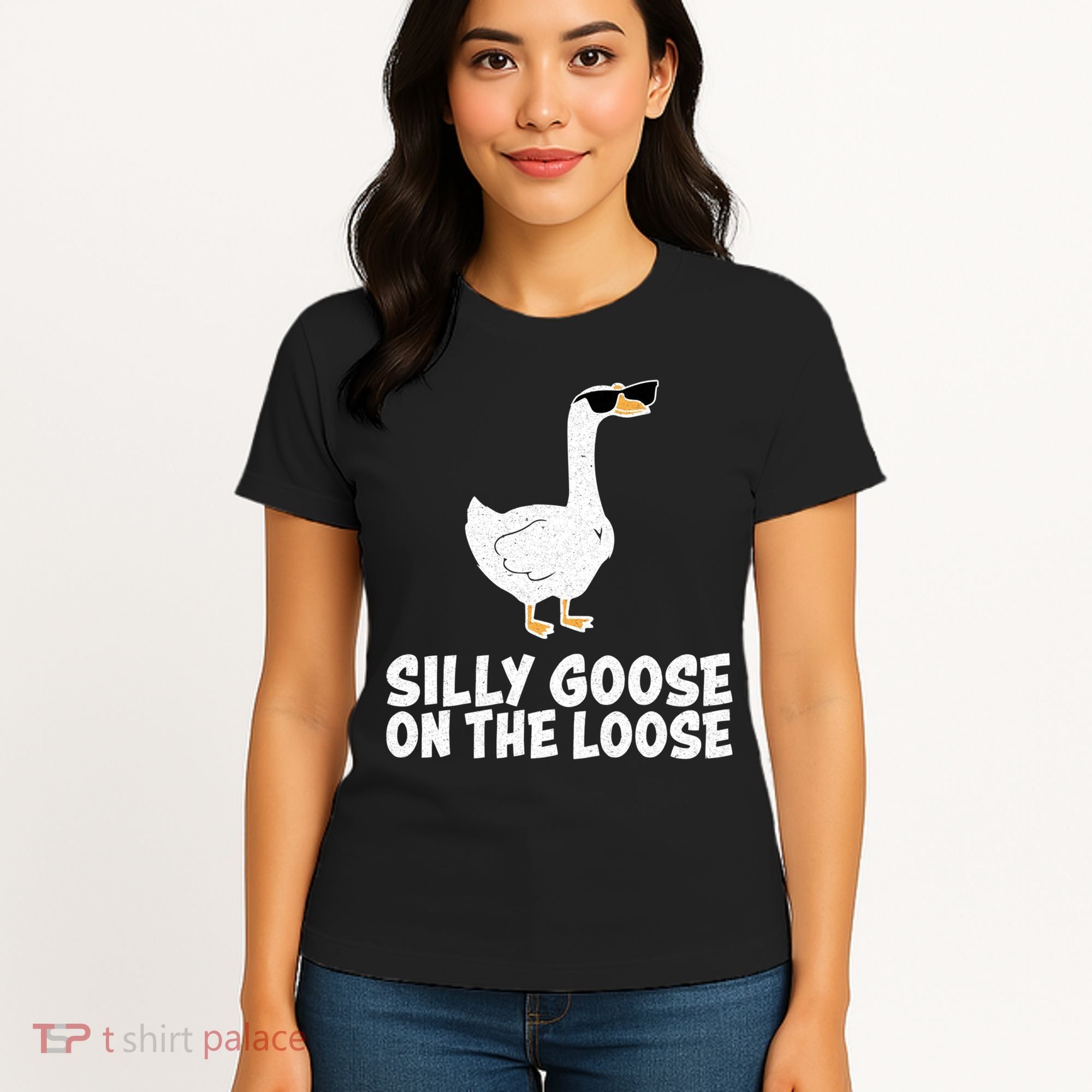 Silly Goose On The Loose Women's T-Shirt