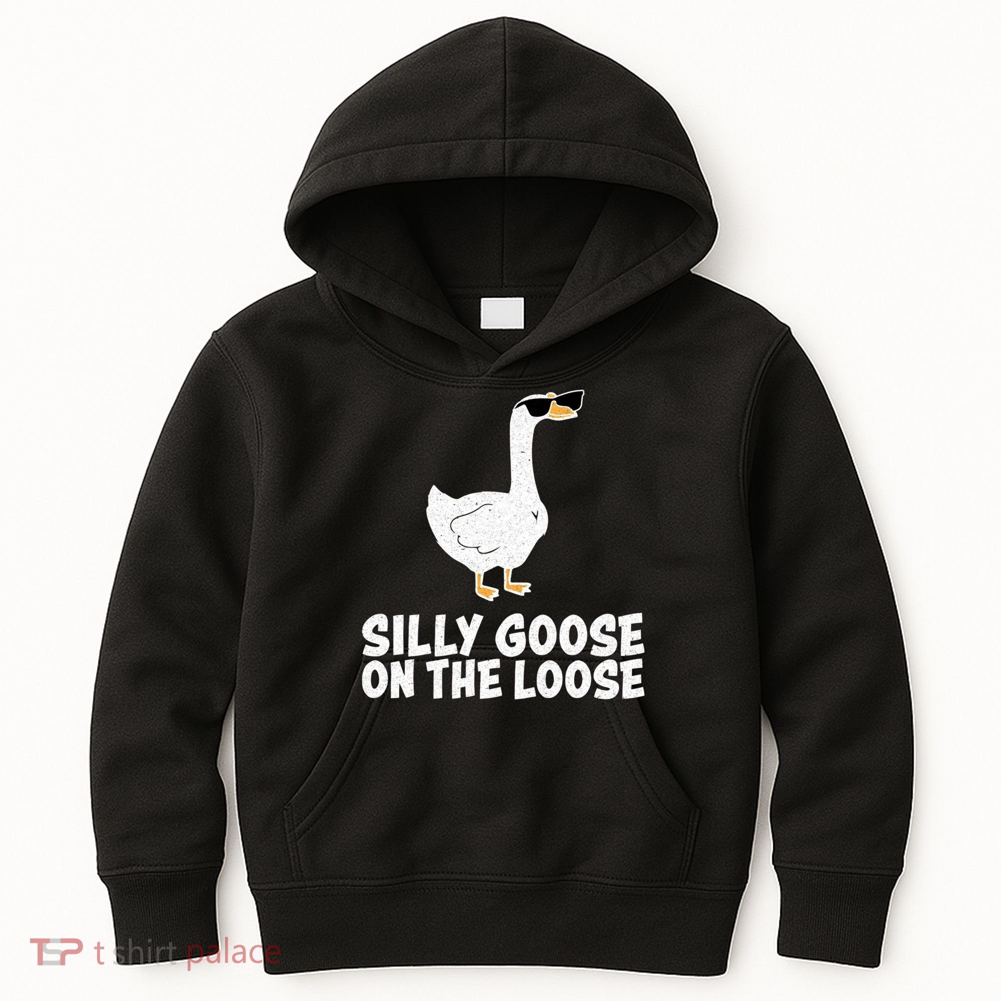 Silly Goose On The Loose Kids Hoodie