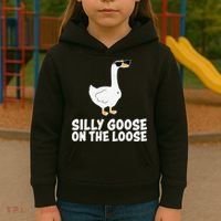 Silly Goose On The Loose Kids Hoodie thumb 3