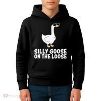 Silly Goose On The Loose Kids Hoodie thumb 4