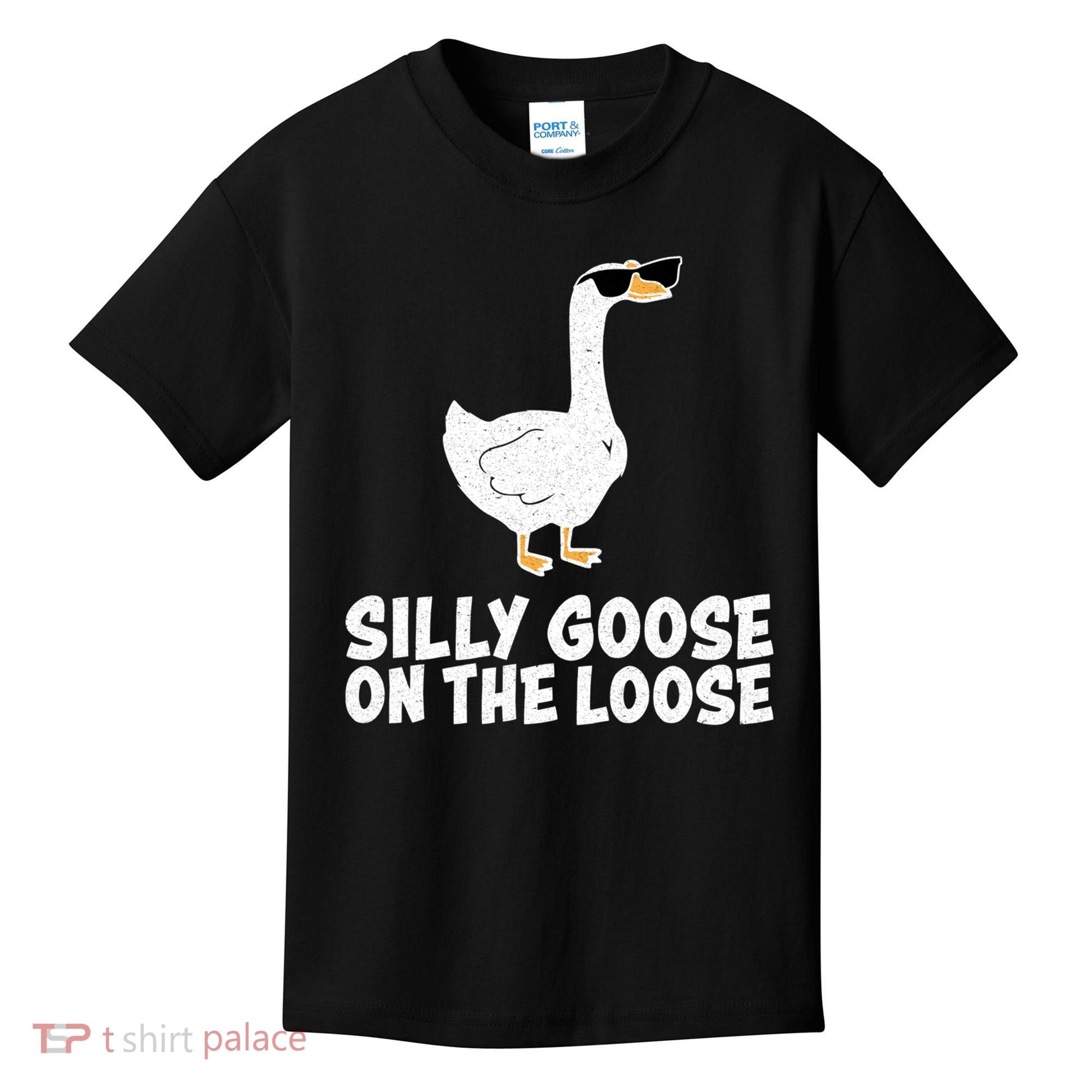 Silly Goose On The Loose Kids T-Shirt