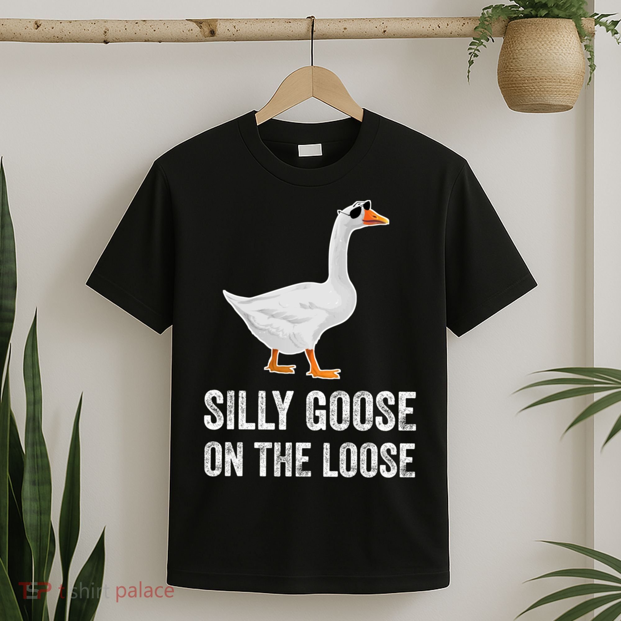 Silly Goose On The Loose Funny Goose T-Shirt