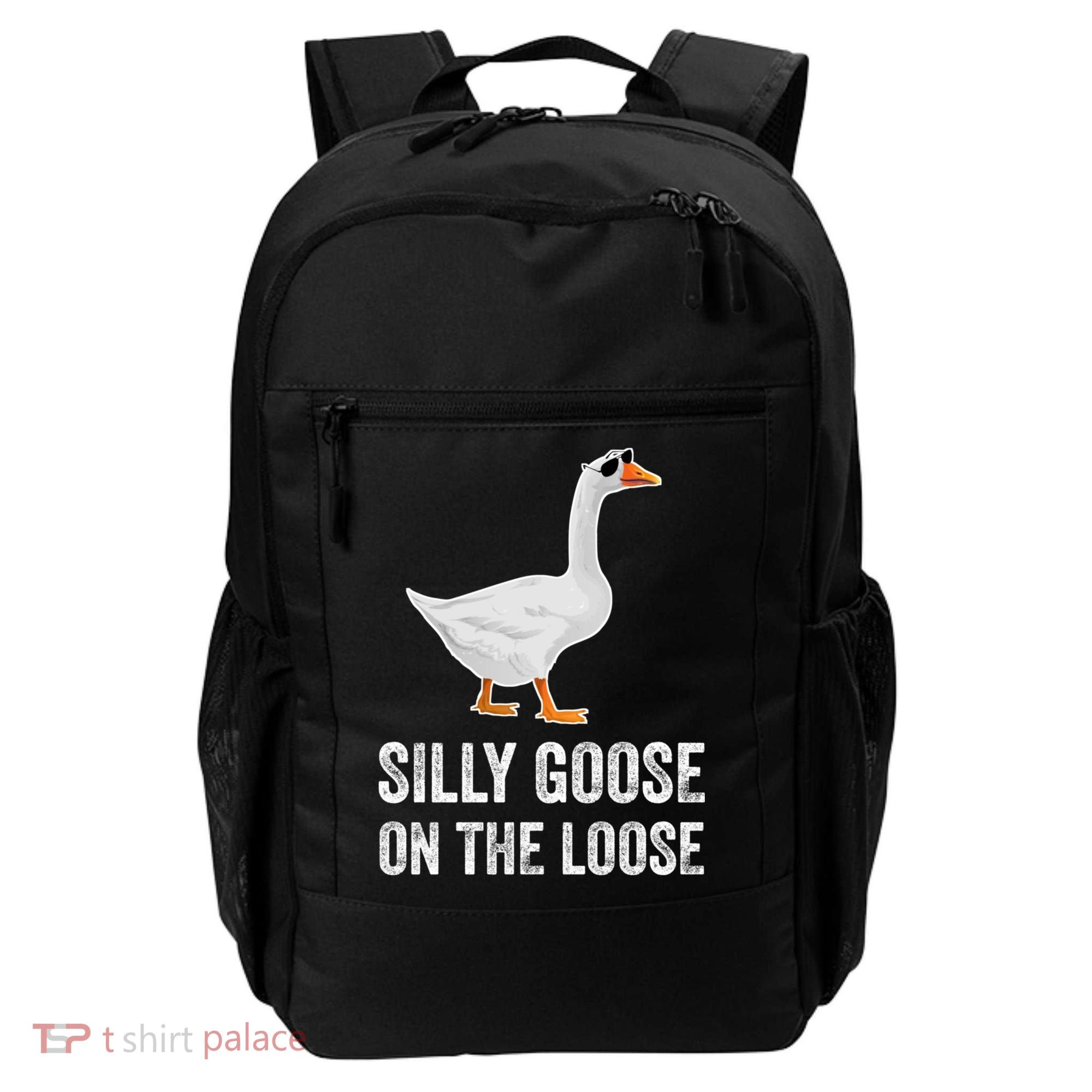 Silly Goose On The Loose Funny Goose Backpack