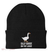 Silly Goose On The Loose Funny Goose Beanie thumb 0