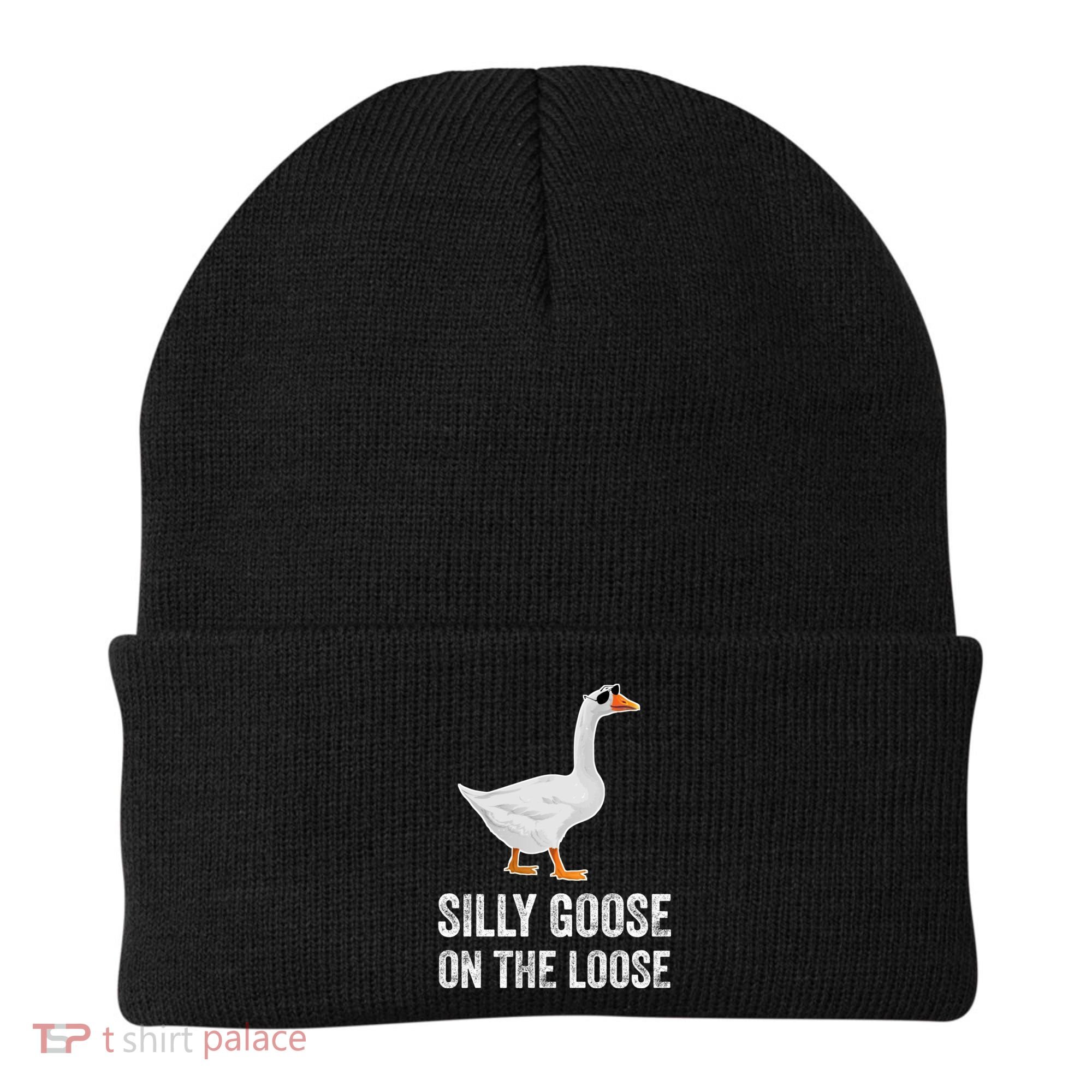 Silly Goose On The Loose Funny Goose Beanie