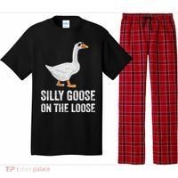 Silly Goose On The Loose Funny Goose Pajama Set thumb 0