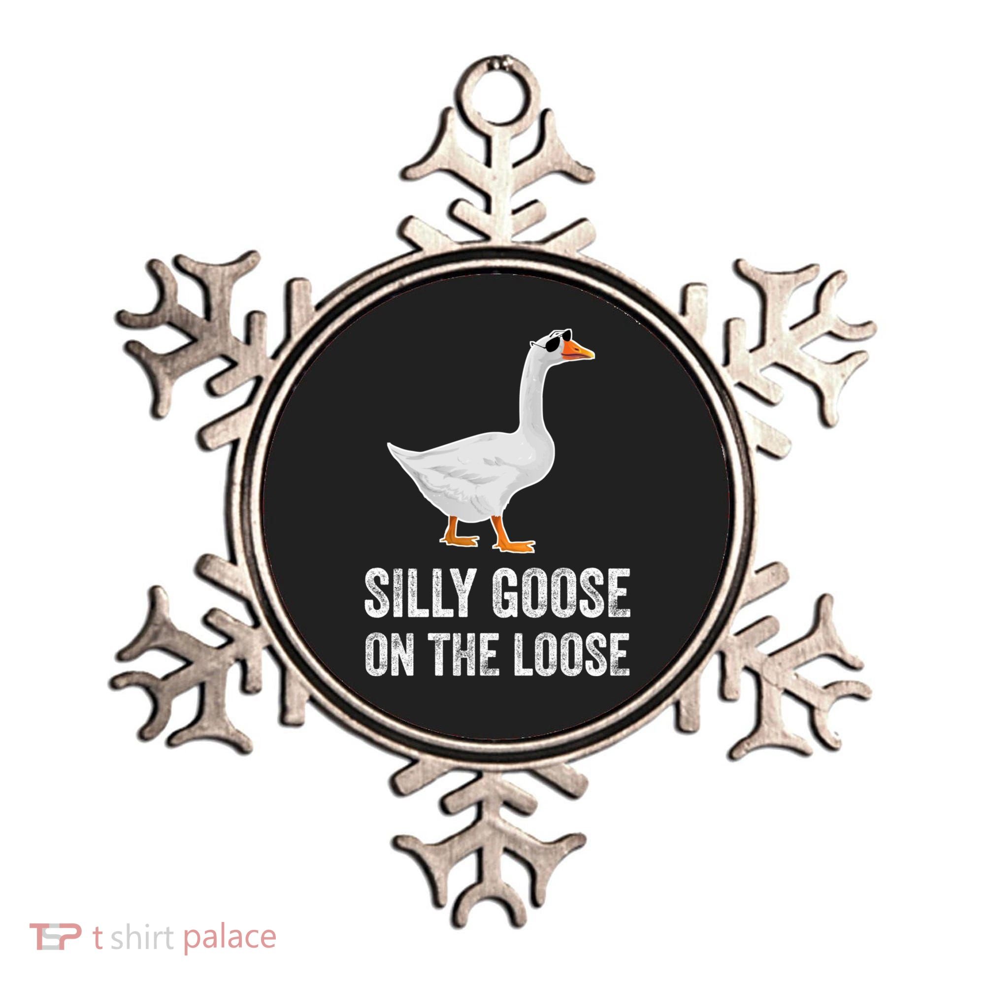 Silly Goose On The Loose Funny Goose Ornament